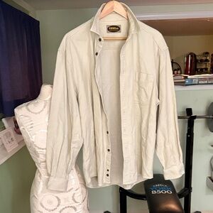 RM Williams, Light Beige Shirt, heavy material, made in Australia